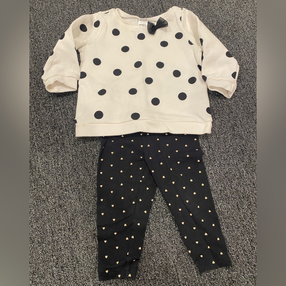 Carter’s 12 month Polka Dot Outfit